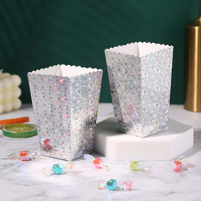 Food Snacks Candy - 25/50 قطعة صندوق هدايا ورقي بتصميم