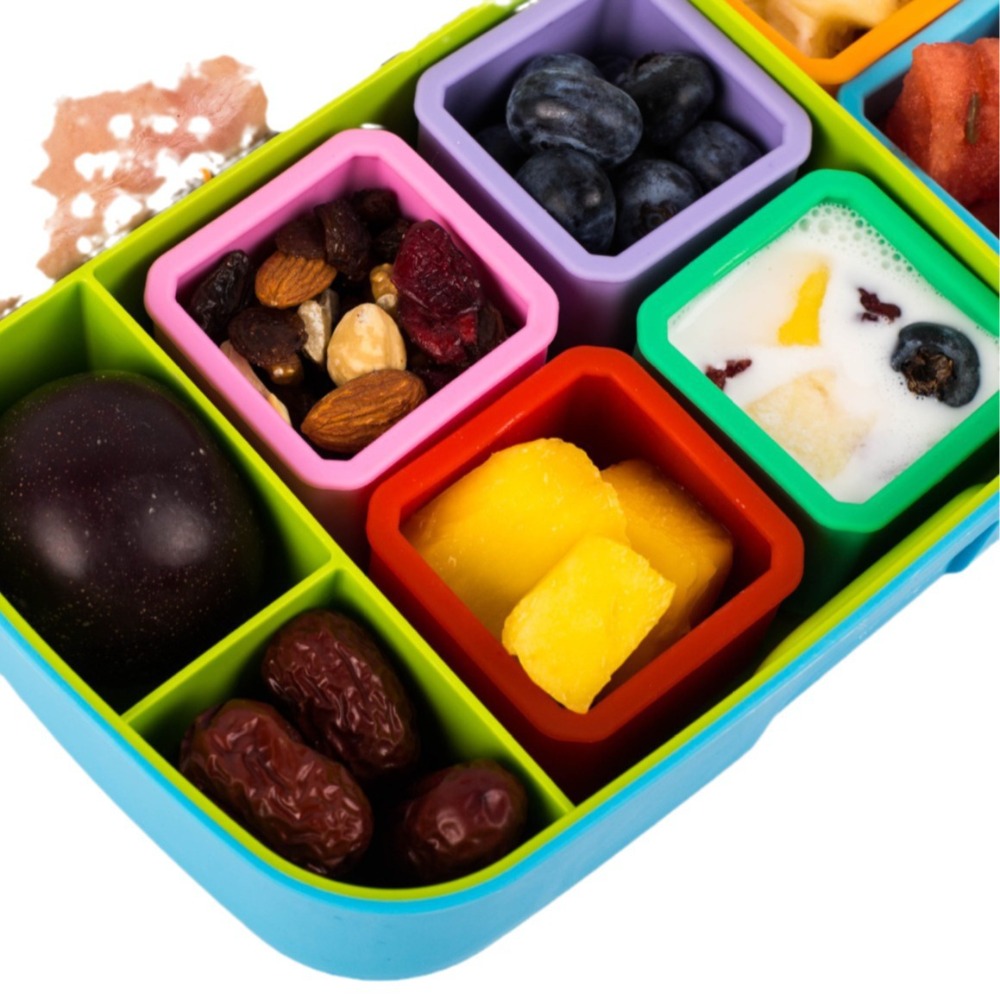 1/3 قطعة صندوق توزيع الطعام ال - مراجعة Food Snacks That Are Green وسعره