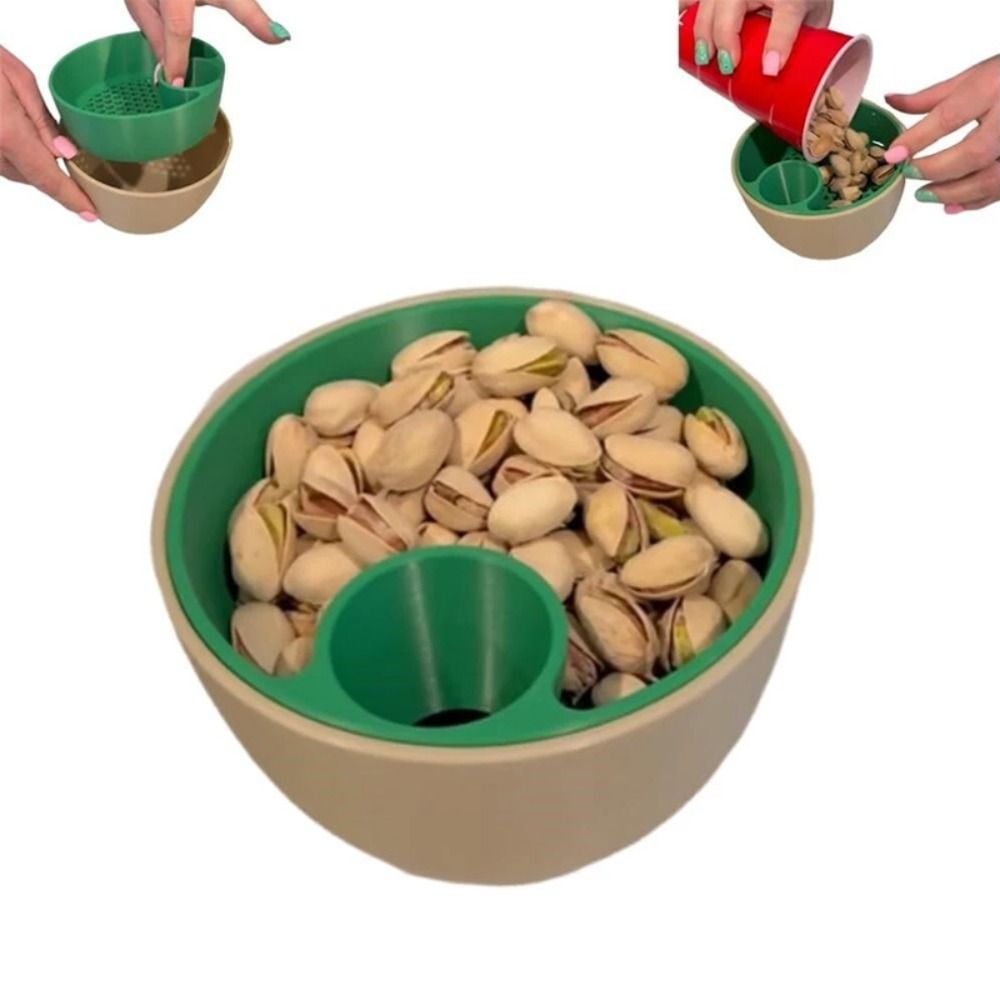 وعاء للمكسرات والبذور مطبوع بت - مراجعة Food Snacks Easy وسعره