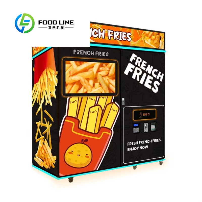 آلة بيع البطاطس المقلية الذكية - مراجعة Food Snacks Business وسعره