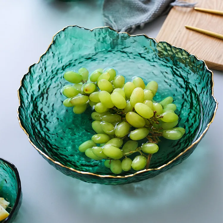 جديد النمط الياباني وعاء زجاجي - مراجعة Food Snacks That Are Green وسعره